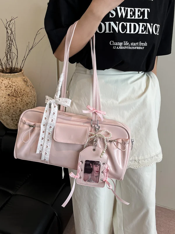 

Cute Bapa Women's oulder Bag Sli Cact Bookbag Korean Sle Casual Single oulder Handbag Soft PU Leather