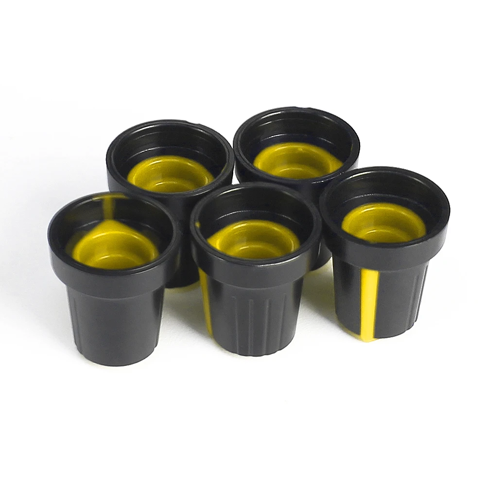 5 قطعة WH148 الجهد التبديل مقبض الباب غطاء AG2 15X17mm الأصفر البلاستيك المقابض البرقوق مقبض عدة