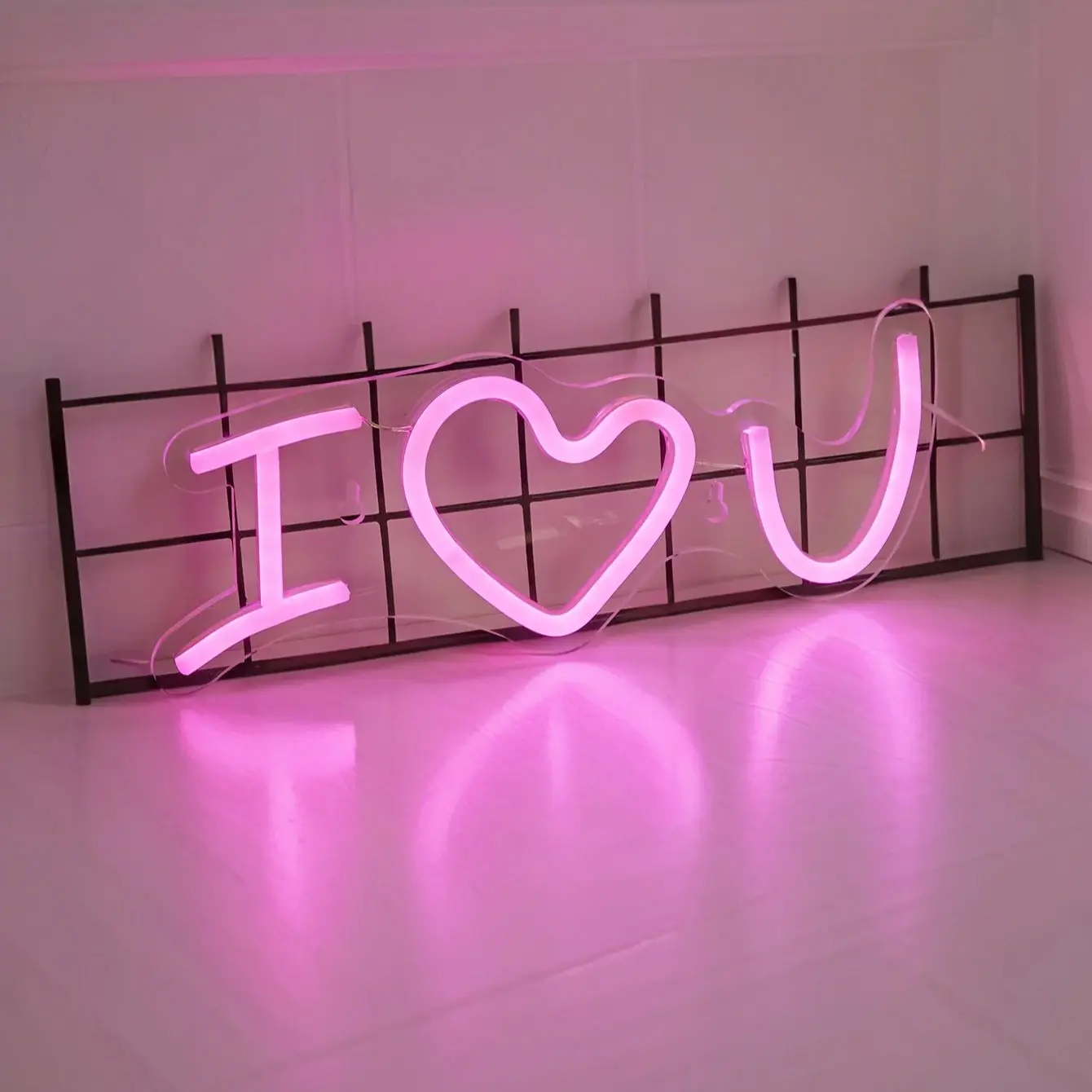 تشي باي LED النيون أنا أحبك USB بالطاقة النيون علامات ضوء الليل ثلاثية الأبعاد جدار الفن غرفة نوم غرفة المعيشة مصباح ديكور علامات