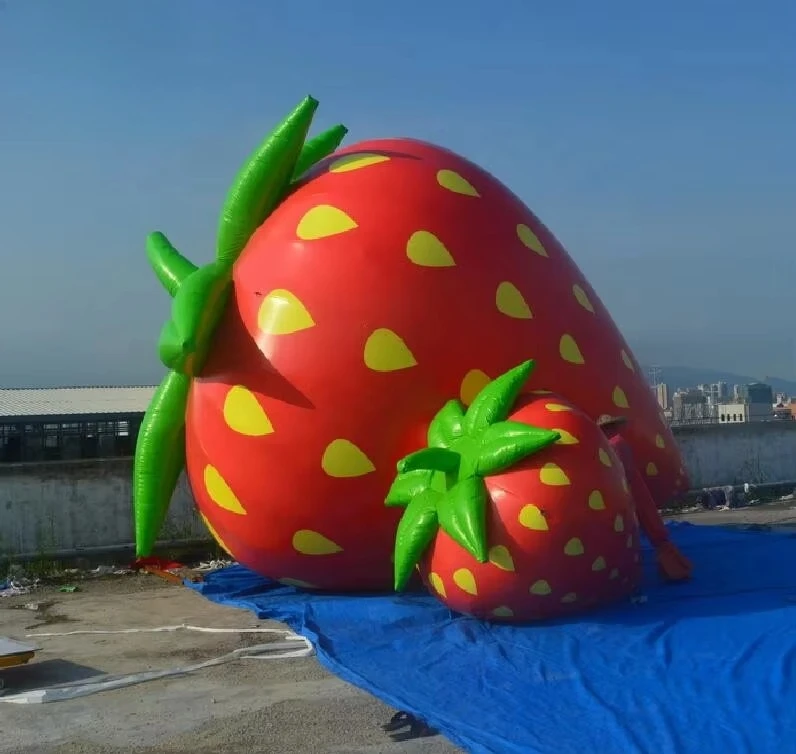 

Event decoration inflatable fruit custom inflatable strawberry balloons for sale