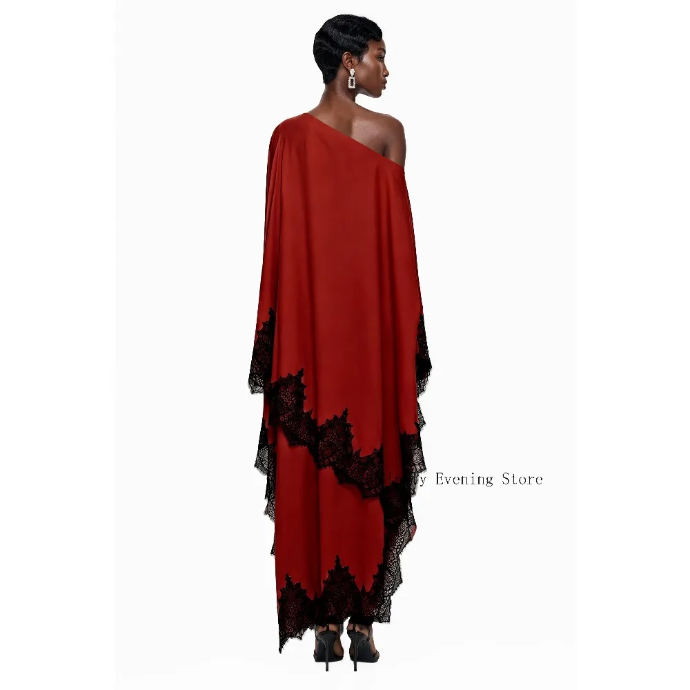 Customized Red Mother of Birde Dresses 2026 Women‘s Wedding Party Attire One Shoulder Dress Elegant Evening Dress Long Gown
