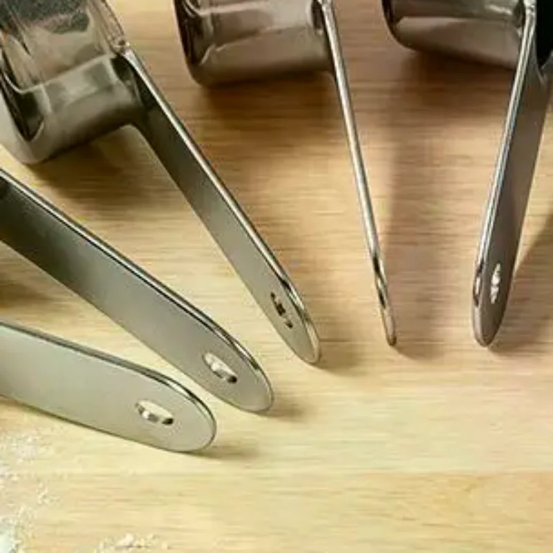 Matte Round Headed Stainless Steel Measuring Spoon For Kitchen And Baking Precise Measurement Tool