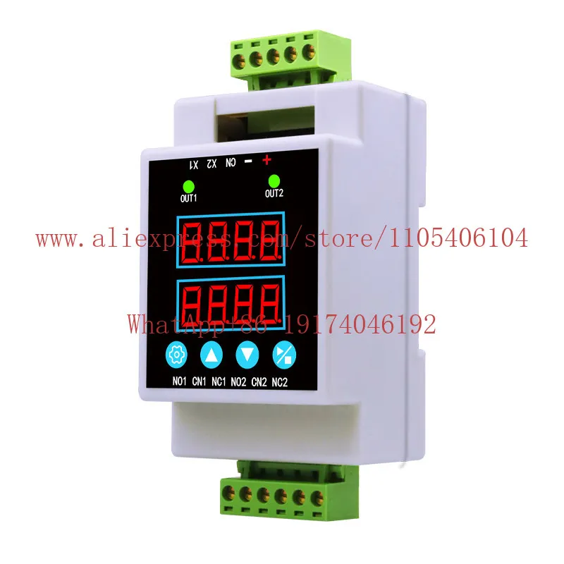 Delay Timing Relay Cyclic Digital Display Time Controller Module Power-On Switch 485 Industrial Grade, No Communication