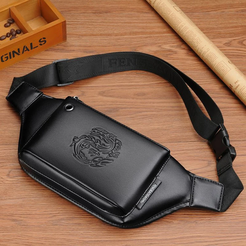 

Новая мужская поясная сумка из искусственной кожи, сумка через плечо, многофункциональная нагрудная сумка, сумка для телефона 슬링 2006, бананка мужская riñonera larla색