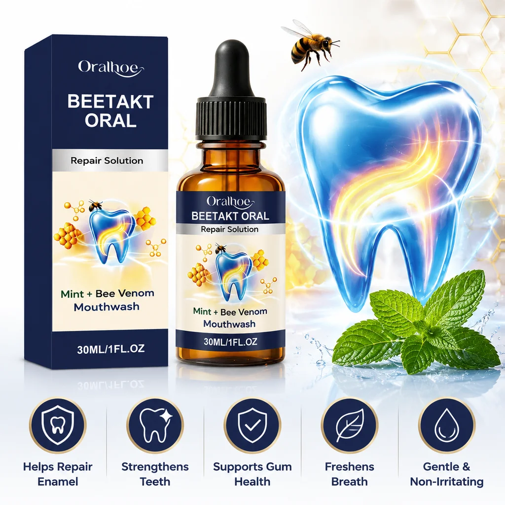 Bee Venom Mouthwash Remove Mouth Odor Reduce Yellowing Tooth Stains Cleaning Gum Refreshing Portable Oral Hygiene Care Liquid
