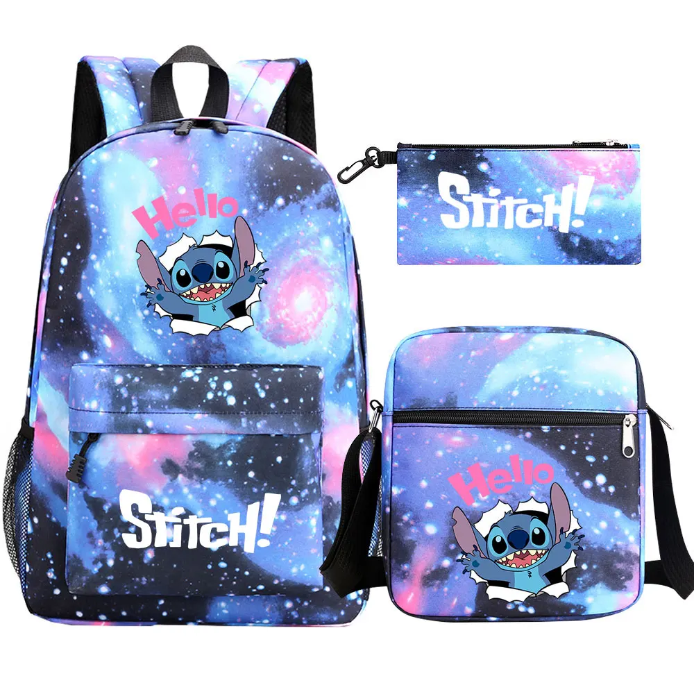 Stitch Children School Bags Orthopedic Backpack Kids School Boys Mochila Infantil Catoon Bags