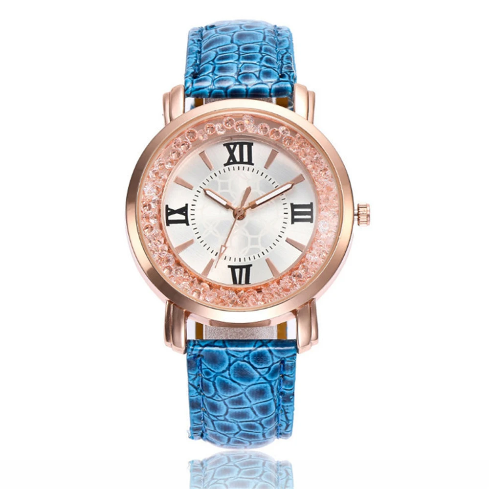2024 Luxury Women Watch Fashion Leisure Set Ladies Leather Quartz Wristwatch