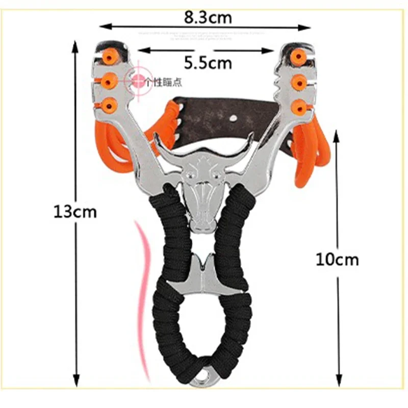 금속 슬링샷 고정밀 강력한 투석기, 야외 빅 파워 슬링샷, 사냥 슬링, 볼 랜스 피에레스 푸와상