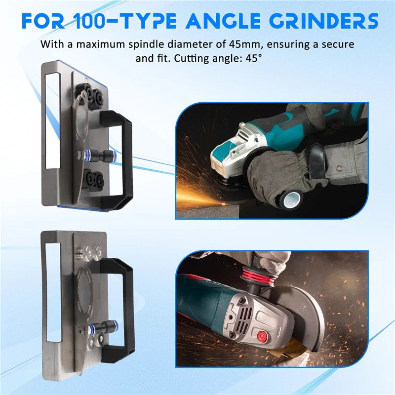 

A96I-100 Type Angle Grinder Stand For 45° Tile Chamfer Cutting Metal Tile Chamfering Frame Portable Chamferer Tool