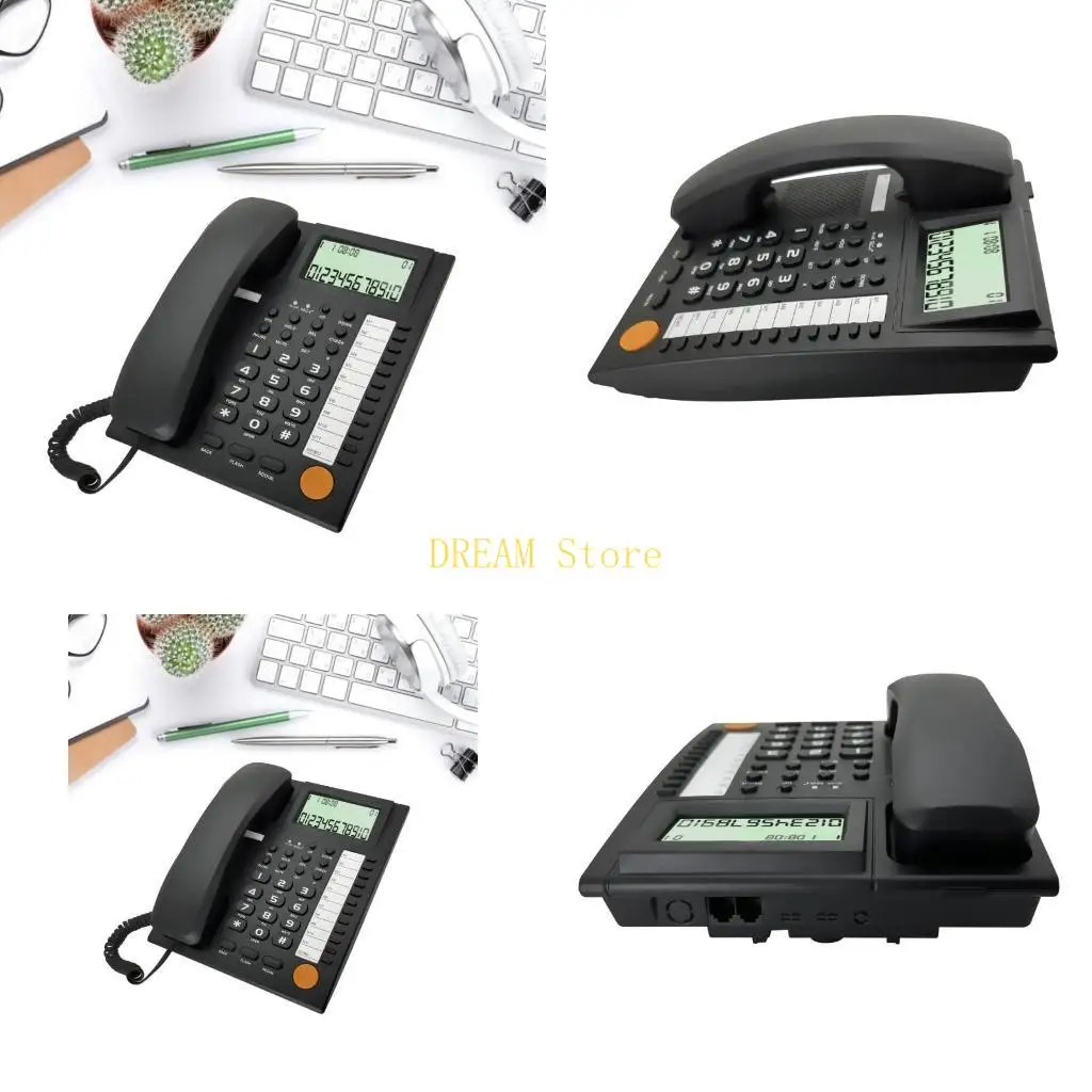 Corded Telephone Desk Landline Phone Desktop House Phone Seniors Caller best sale