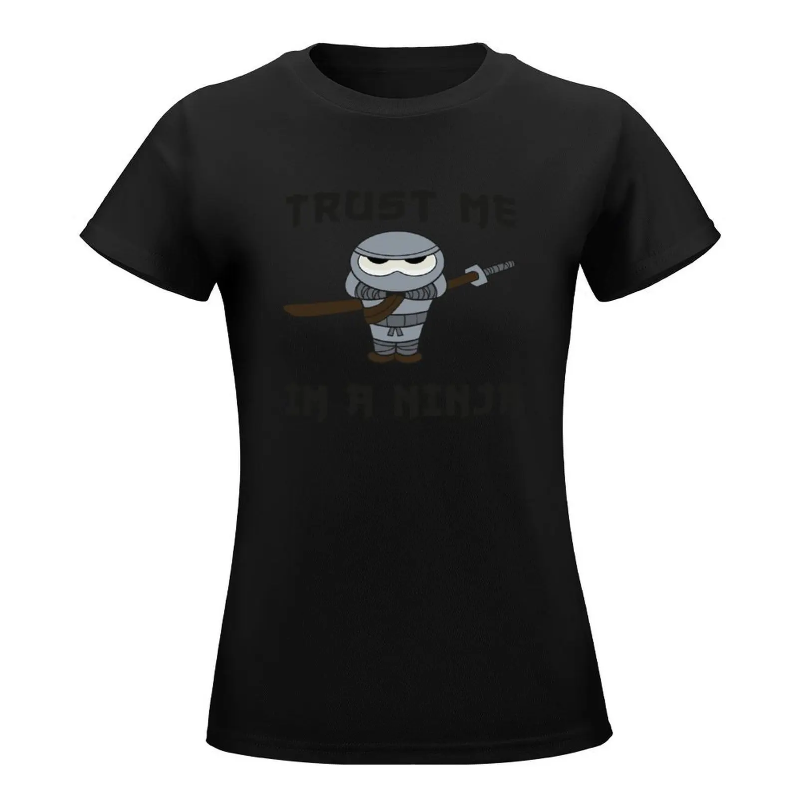 Jeremy Trust me I'm a Ninja T-Shirt aesthetic clothes funny summer top t-shirts for Women cotton