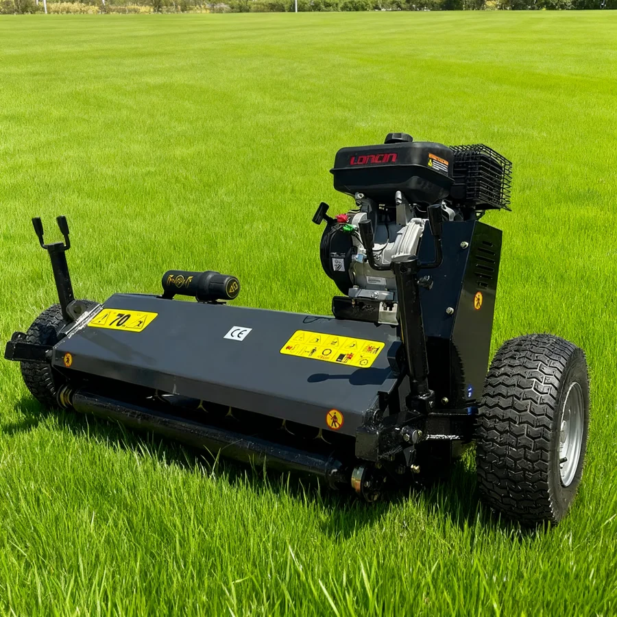 Tracteur de traction pour véhicule tout-terrain à haute productivité couplé au tondeuse à gazon agricole avec composants de boîte de vitesses de moteur de base