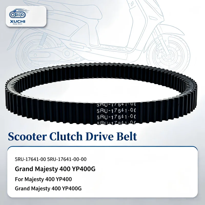 Scooter Clutch V‑Belt Drive Belt 5RU‑17641‑00 5RU‑17641‑00‑00 Compatible with Majesty 400 YP400 Grand Majesty 400 YP400G Motorcy