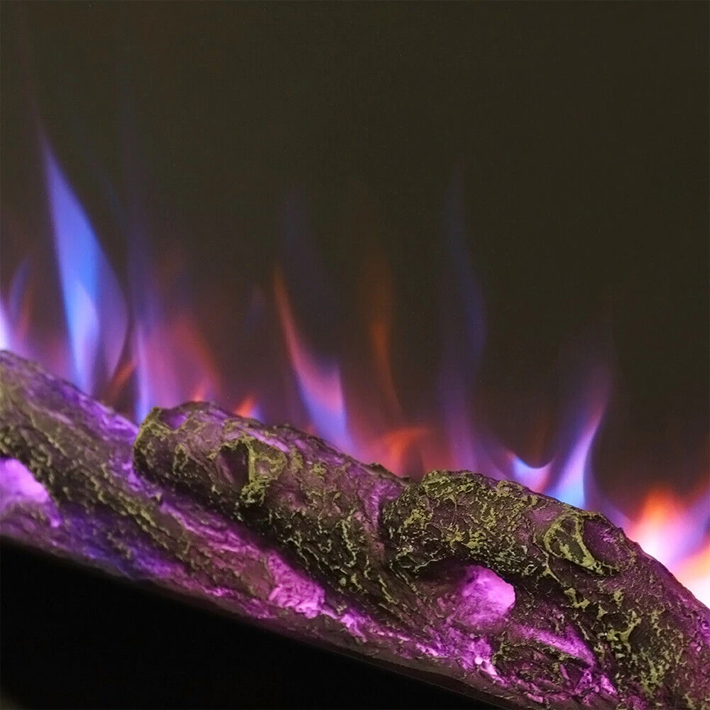 كارسكي الجديد ®   مدفأة كهربائية LED لهب الجدار الموقد 1800 واط المواقد الكهربائية التحكم عن بعد IF-1350TCL-GM 50 بوصة