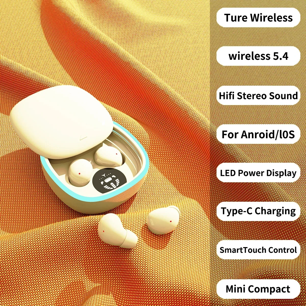 Nieuwe MINI13-N Ultra Kleine Mini Onzichtbare Draadloze Bluetooth Koptelefoon In Ear Slaap Oordopjes Ruisonderdrukking Game Call Hoofdtelefoon