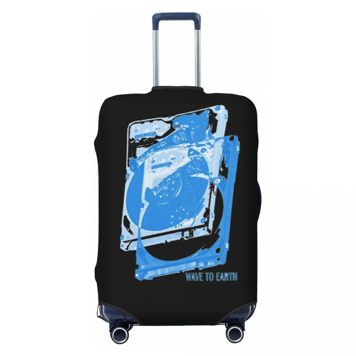 Wave To Earth Original Music Suitcase Cover Fun Cruise Trip Protection Luggage Case Flight