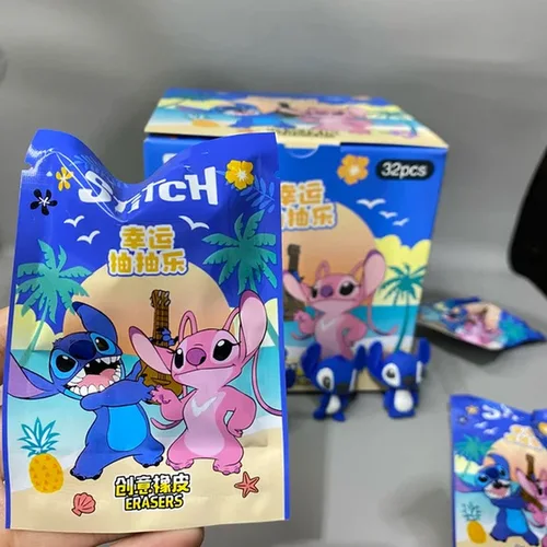 32 Uds. Borrador de punto Kawaii dibujos animados lindo escritura dibujo lápiz borradores papelería oficina escuela suministros al por mayor