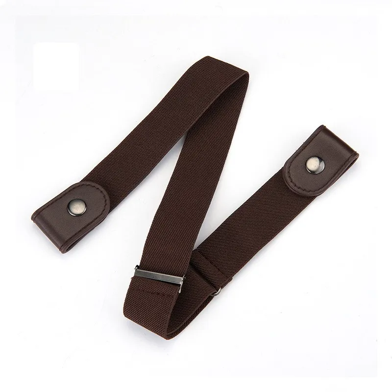 Traceless onzichtbare elastische riem damesriem jeansbroek elastische herenriem - afbeelding 1