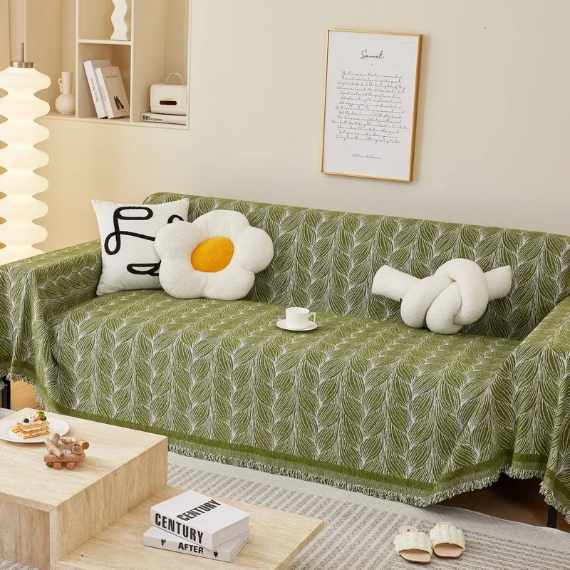 Thicken Sofa Cover Washable Soft Pet Friendly Multifunction Sofa Towel Sofa Slipcover for Living Room Armrest Corner