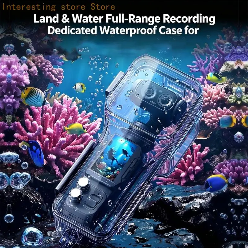 Schutzkamera, wasserdichtes Tauchgehäuse für LunaUltra-Kamera, transparentes Hartgehäuse mit sichtbarem Anzeigebereich und 55 KC – Detail 10