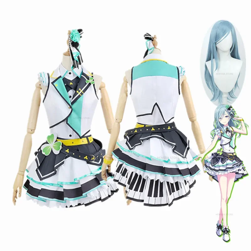 Project Sekai Colorful Stage Feat more JUMP Hinomori Shizuku Uniform Halloween Carnival Outfits Anime Cosplay Costumes