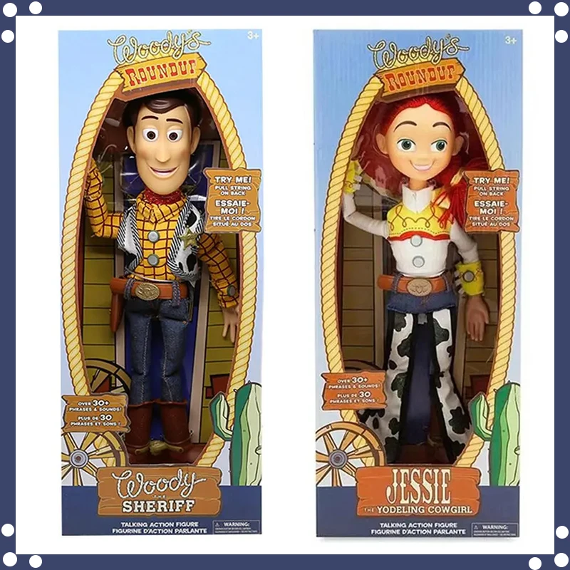 Disney Toy Story 4 Anime Figure Talking Woody Buzz Jessie Rex Action Figures Model Decoration Collection christmas Toy Gifts