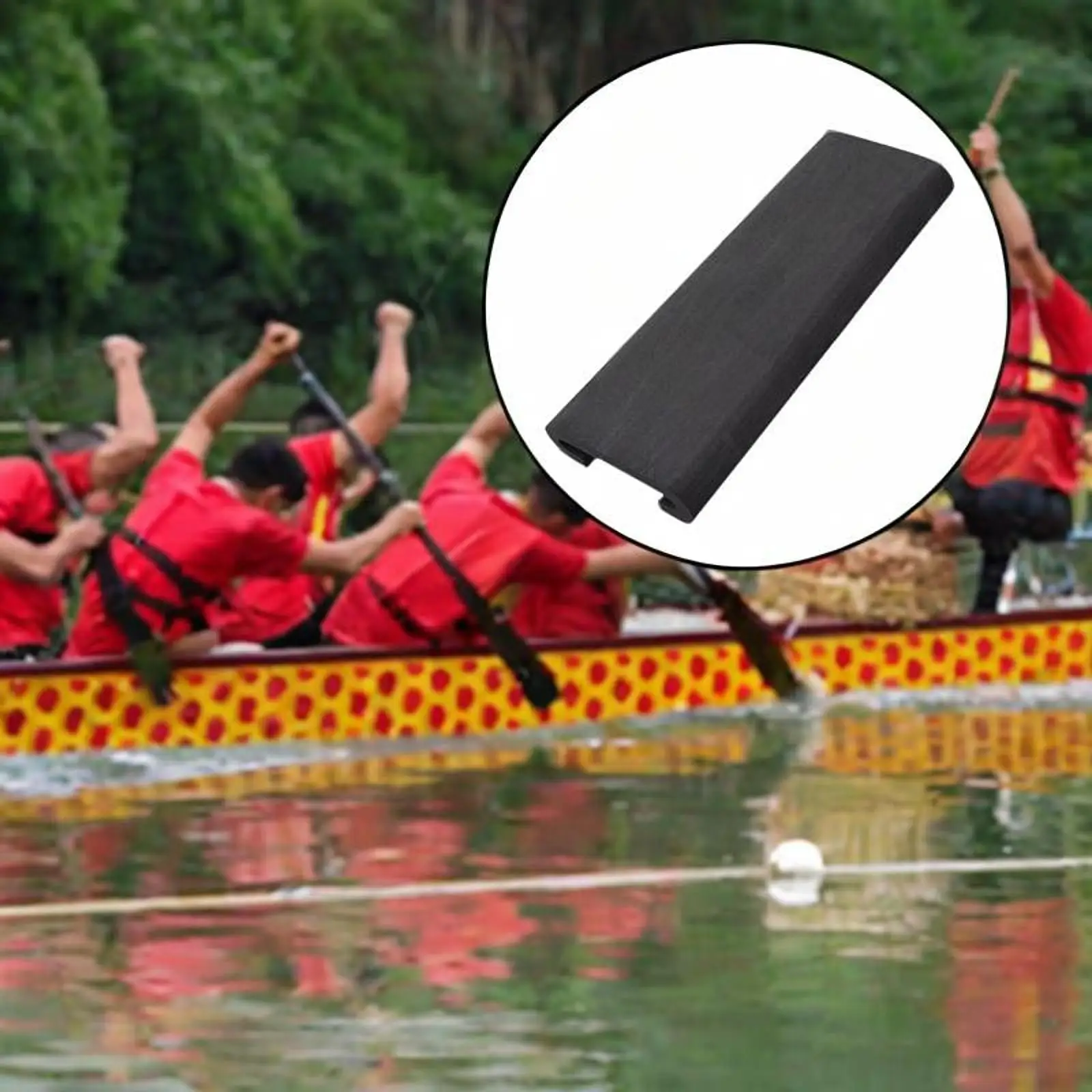 مقعد مجداف قارب EVA خفيف الوزن ومضاد للانزلاق وسادة حماية لسرج قارب التنين للتدريب على التجديف
