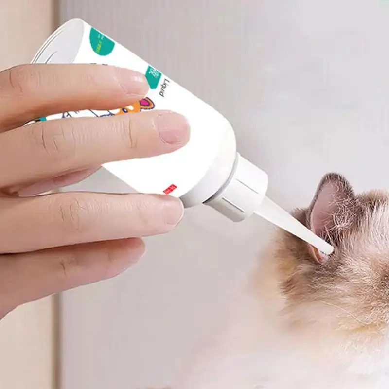 Pet Ear Drop 60ml Ear Canal Cleaning Universals Ear Canal Ear Mite Deodorization, Antipruritus Cleaning Ear Wash For Cat And Dog