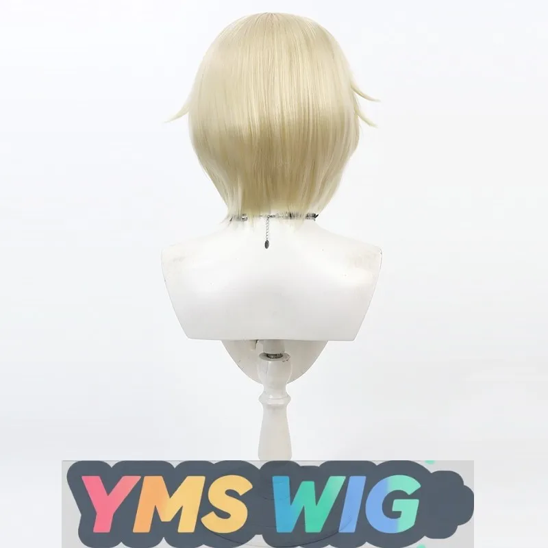 【YMS WIG】Touken Ranbu ONLINE Higekiri Cosplay Wig Light Blue Scalp Style