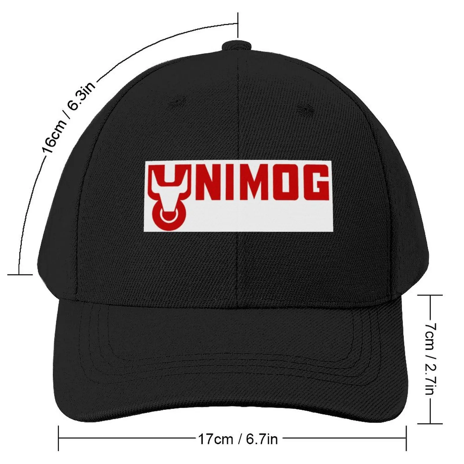 UNIMOG Baseball Cap Mountaineering black fashionable Women's Hats 2024 Men's