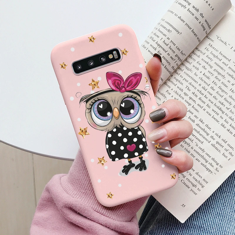 Fall Für Samsung Galaxy S10 S10 Plus S10E Telefon Abdeckung Nette Cartoon Candy Gemalt Weiche TPU Coque Für Samsung S10 s10 + S10E Funda – Detail 23