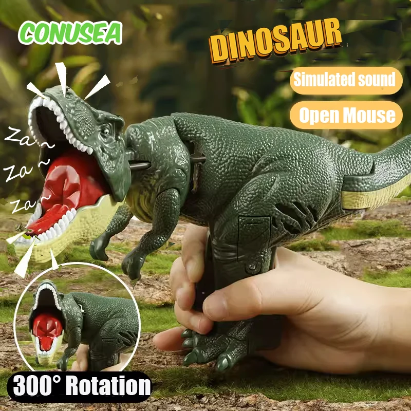 Zazaza Press dinosaurios Zaza juguete con sonido juguetes Fidget para niños juguete de descompresión columpio telescópico modelo Dino para niños