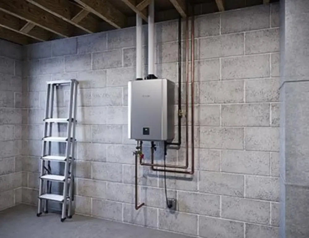 Rinnai RX199iN Condensing Smart Sense Natural Gas or Propane Tankless Water Heater, Indoor or Outdoor Water Heater, Up to 11.1 G