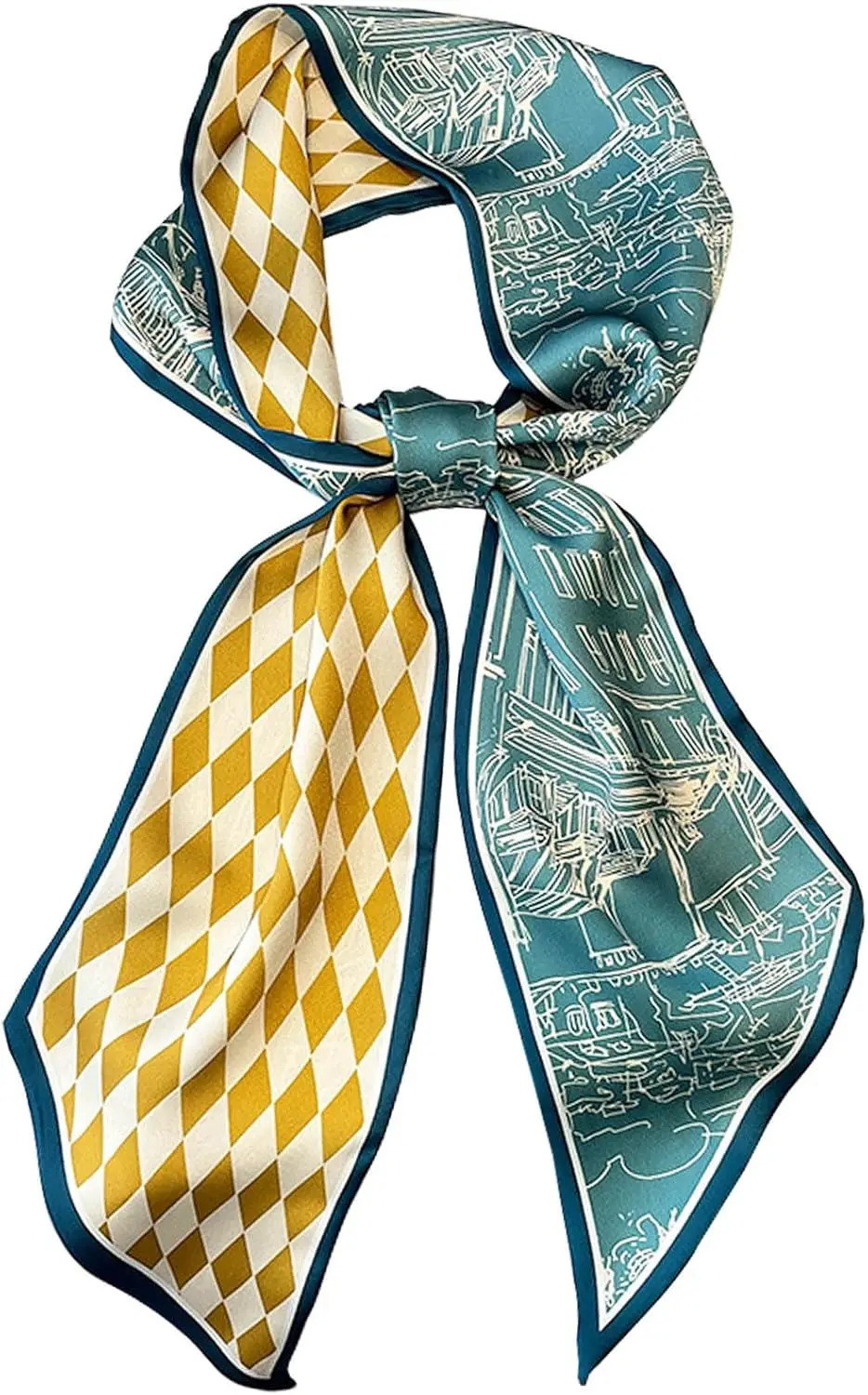 

Модный шелковый атласный платок для женщин, дышащий легкий шарф-косынка для шеи