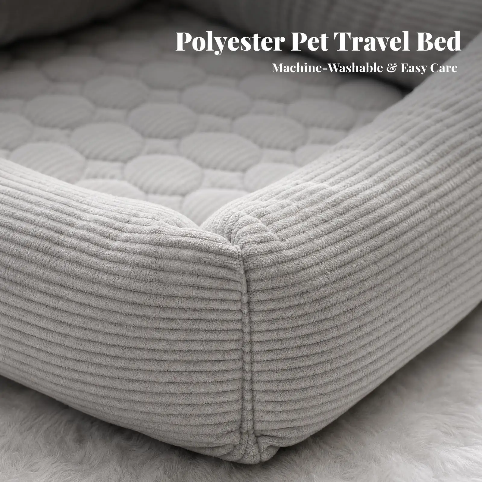 Industrial Cushion Pet Car for seat Mat with Raised Bolsters for Chevy Cruze Year Round Dog Comfort