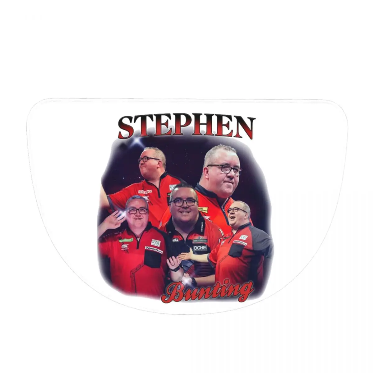 Stephen Bunting Bootleg Darts Soft Flannel Half Round Doormat Non Slip Bathroom Mat Absorbent Floor Carpet for Garage