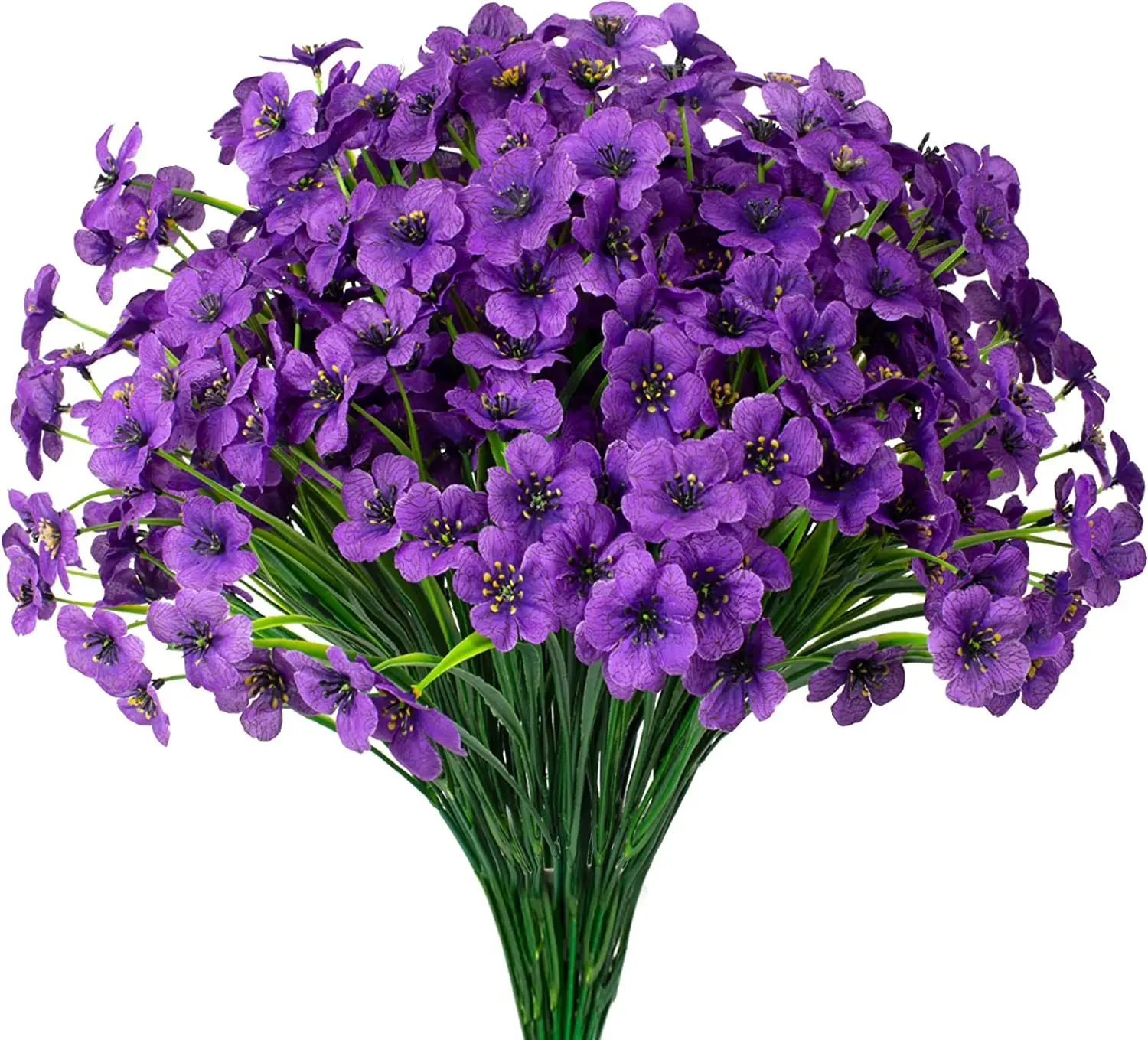 Künstliche Frühlingsgras-Veilchen verblassen nicht, 35 cm, Kunststoffpflanzen, Outdoor-Gartendekoration, künstliche Blumen, Familienparty-Dekoration – Detail 21
