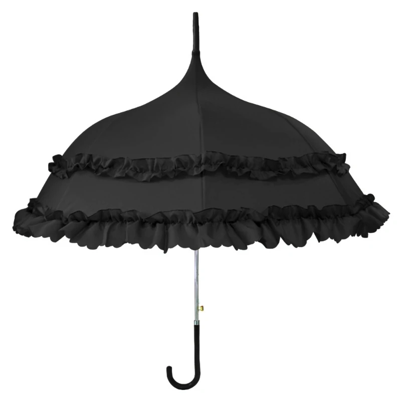 Elegant Parasols Gothic Umbrella Princess Sun Cover Sun and Rain Travel Umbrella for Stylish and Feminine Sun Canopys