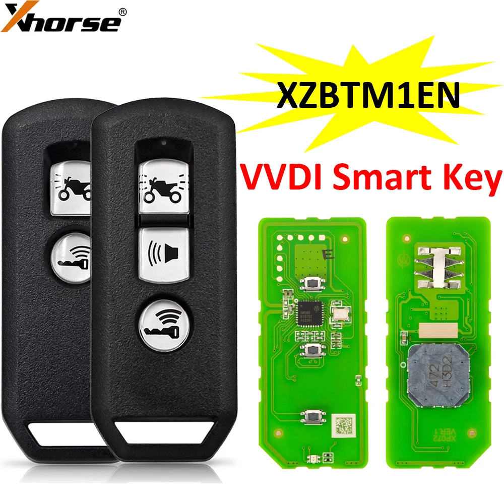 Xhorse 1/2/5/10pcs/Lot XZBTM1EN XZ Series Special PCB Board Exclusively for Honda Motorcycles Key HON.D Style 2/3 Button Shell