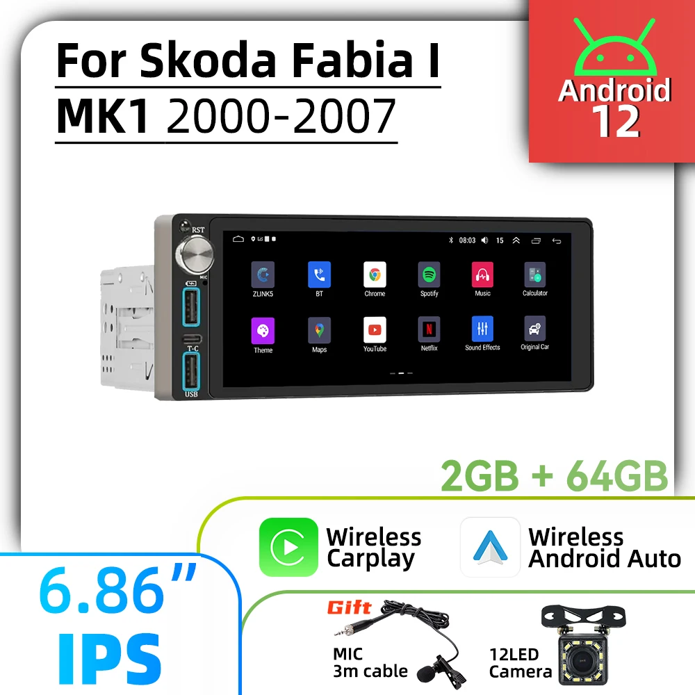 Carplay 6.86" Scree… - image