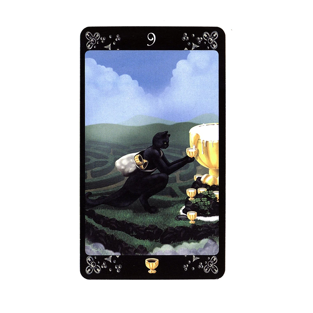 The Black Cats Tarot Deck And Guidebook In English, French, Spanish, Italian, And Portuguese