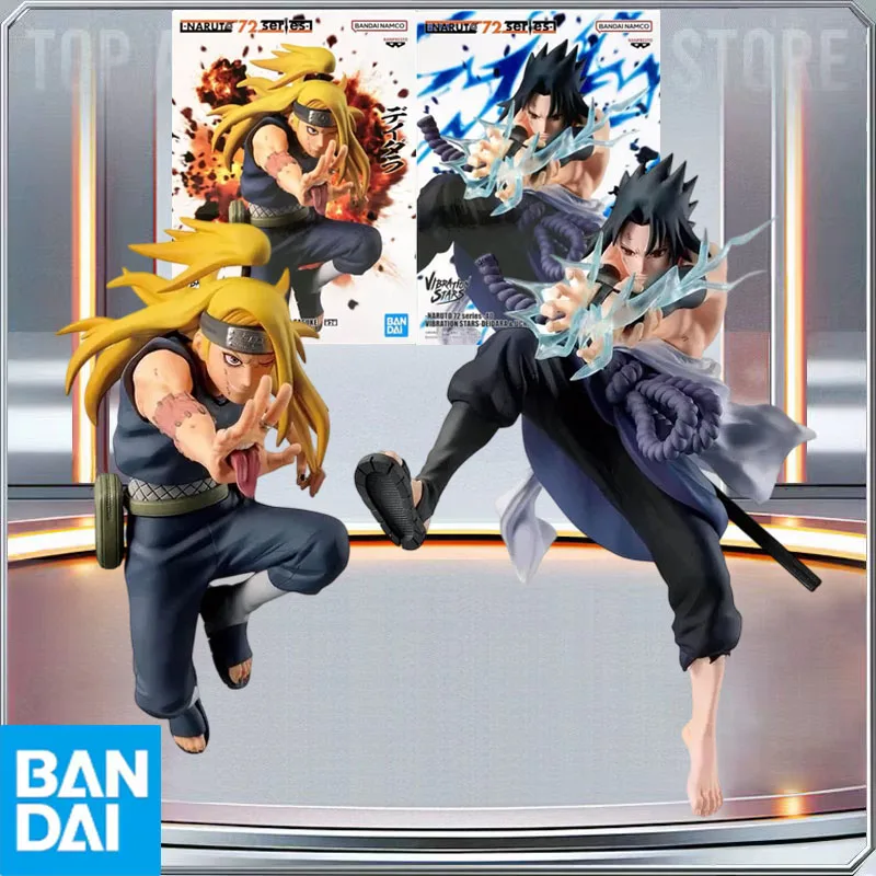 

BANDAI Genuine Banpresto Naruto 72 Series Vibration Stars Deidara Uchiha Sasuke Action Anime Figures Collectible Model Toy Gift