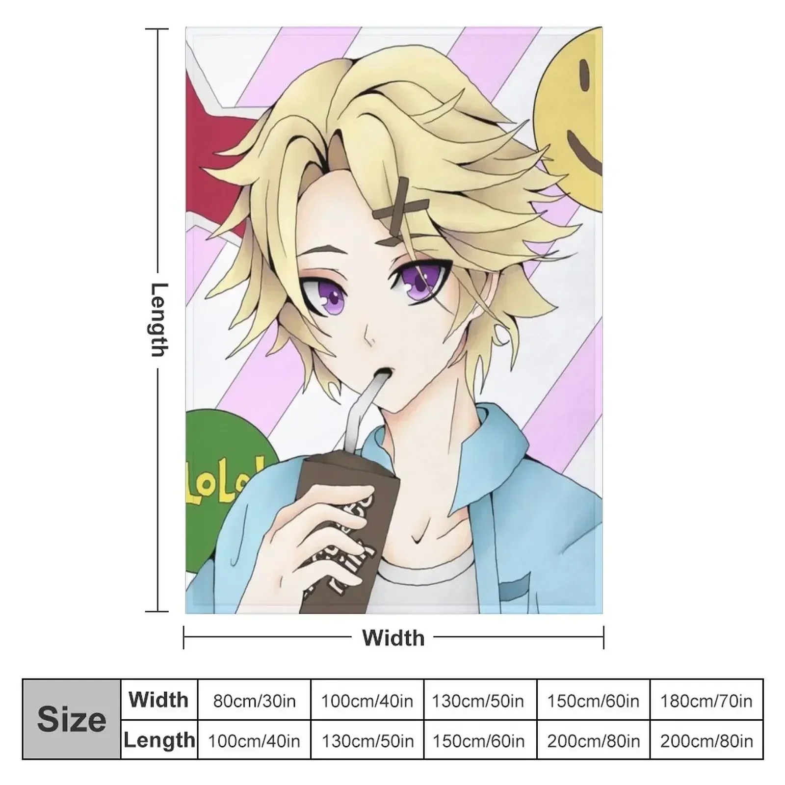 Yoosung Kim Throw Blanket decorative Soft Beds Thermal Blankets