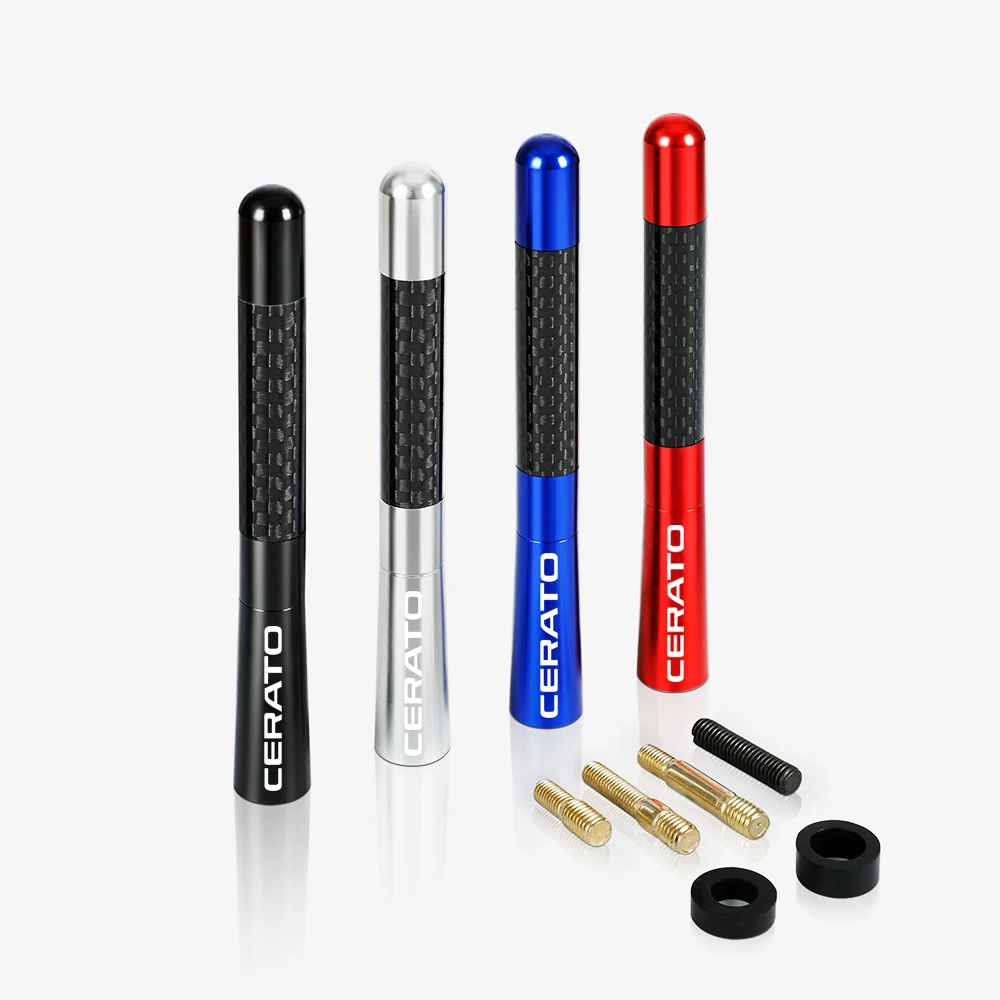 12cm Carbon Fiber Car Radio Antenna For KIA Cerato k3 Cerato 2 Cerato 3 2011 2018 2019 Accessories Car Styling