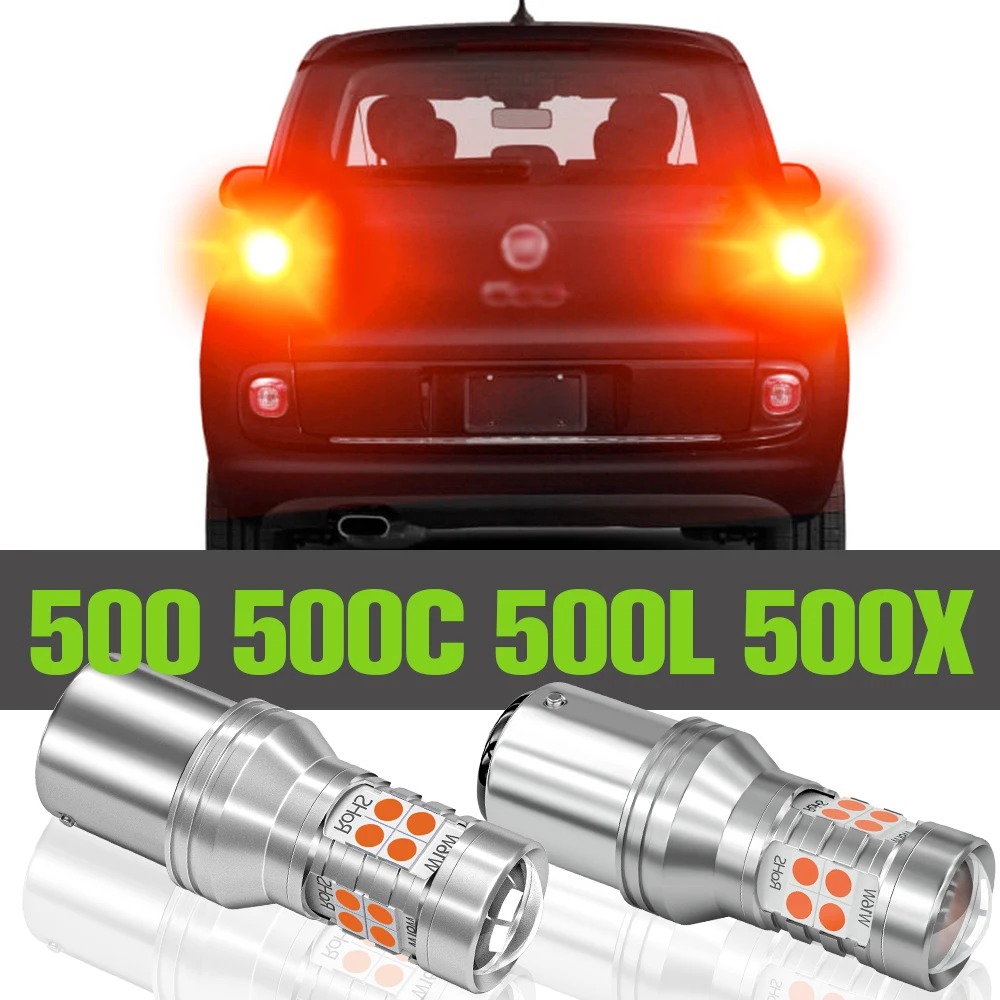 

2x LED Brake Light Accessories Lamp For Fiat 500 500C 500L 500X 2007 2008 2009 2010 2011 2012 2013 2014 2015 2016 2017 2018