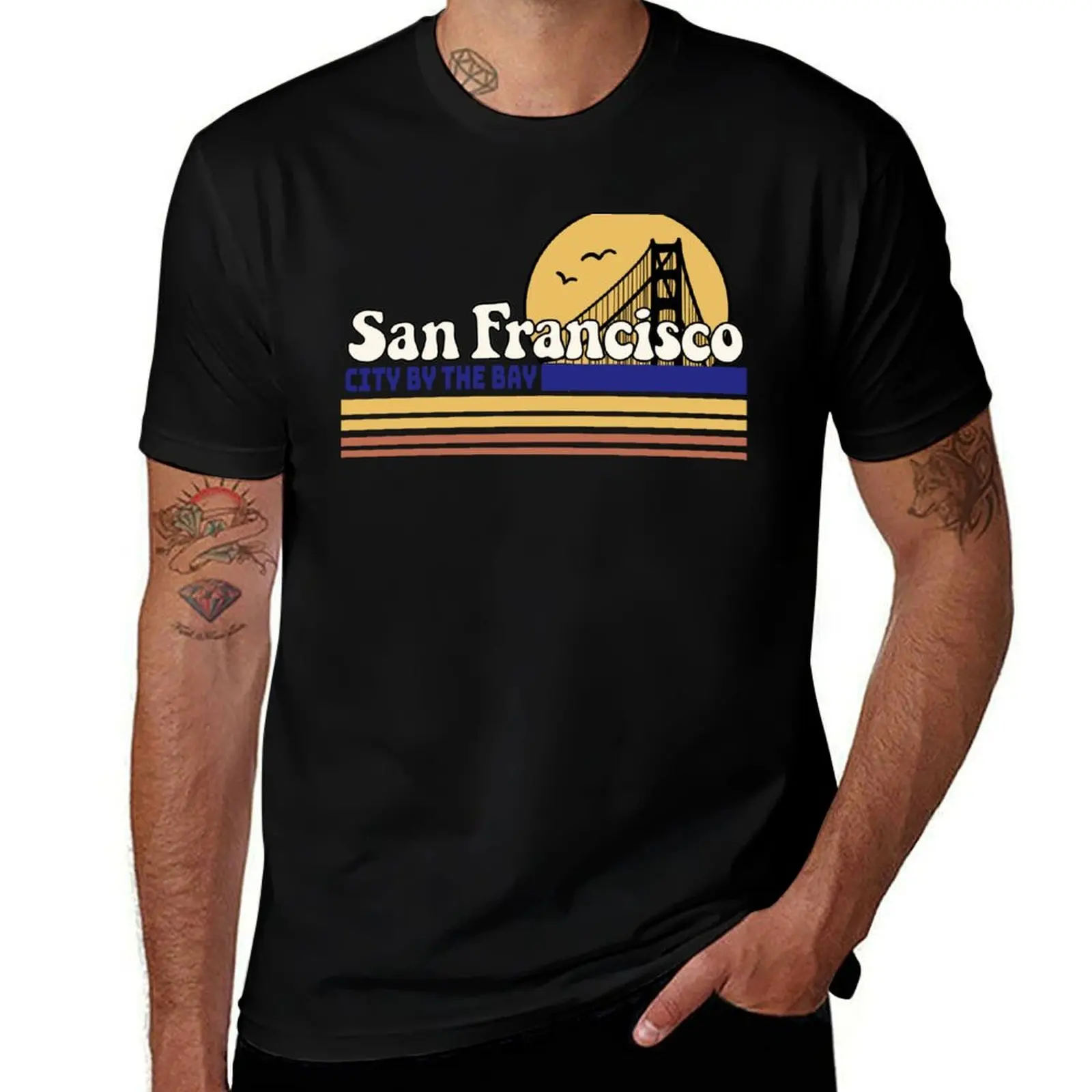 Joshua Bassett’s San Francisco Hoodie T-Shirt Holiday Casual Short Sleeve Top T-Shirt