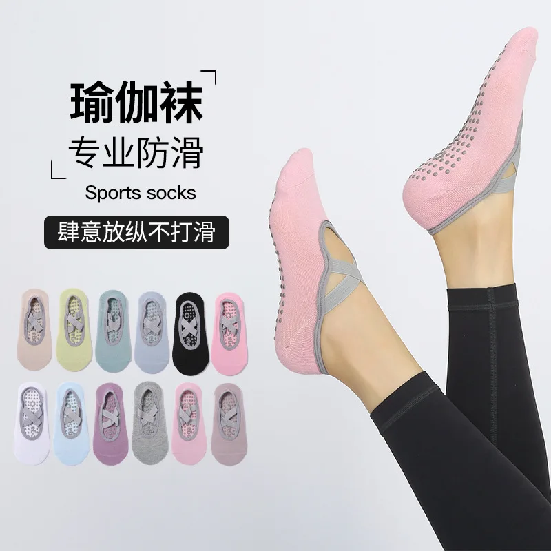 

Professional Non Slip Yoga Socks for Women Beginners Indoor Pilates Ballet Dance Workout