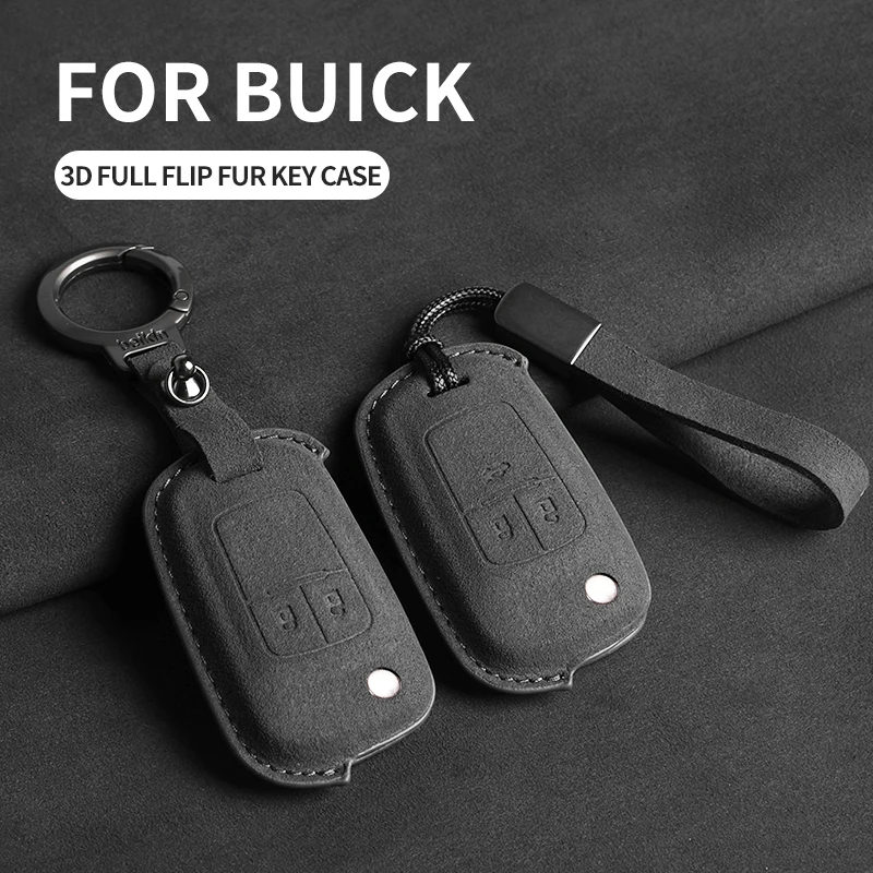 

Leather Car Key Case Cover For Chevrolet Cruze Aveo Trax Sail Malibu Captiva Opel Vauxhall Astra J Corsa Mokka Keychain Suede