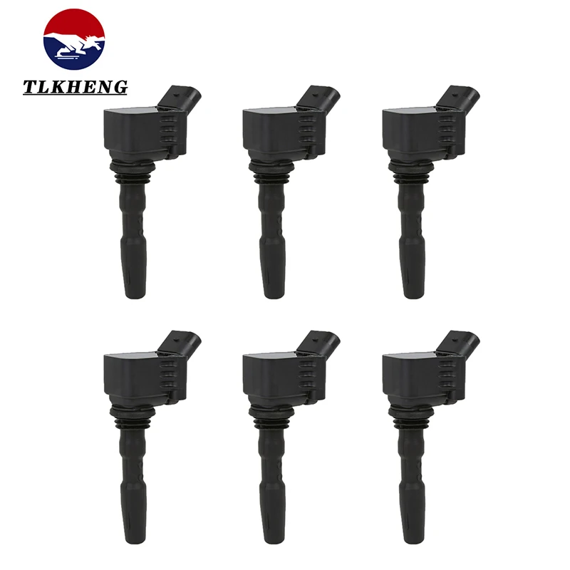 

6 PCS Ignition Coil 04C905110A 04C905110B For VW Golf Jetta Audi A3 Sportback E-tron L4 1.4L 04C905110D, 04C905110E, 04C905110F