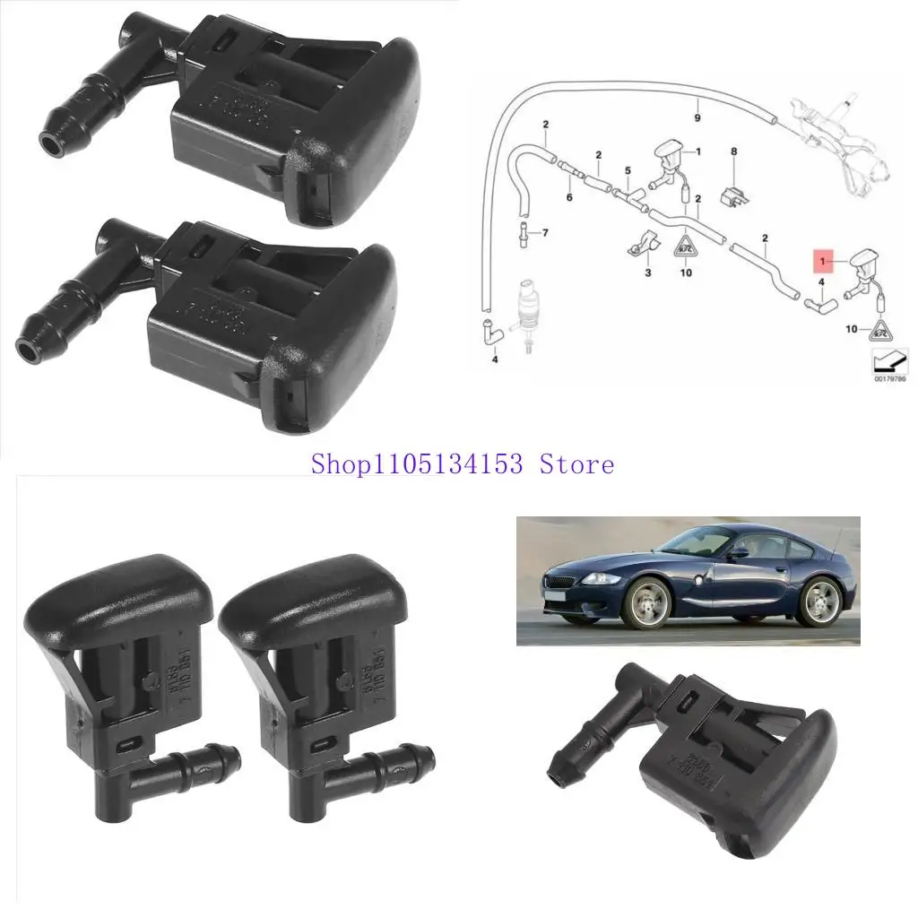 

HG89 Высокие характеристики нагреваемые спреры стеклоочистителей заменяют 61667110852 Сильные пластиковые шайбы штифта для для